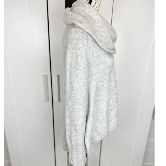 Anthropologie Ruby Moon Gray Alpaca Blend Cowl Neck Sweater Pullover Size Small - Picture 4 of 7